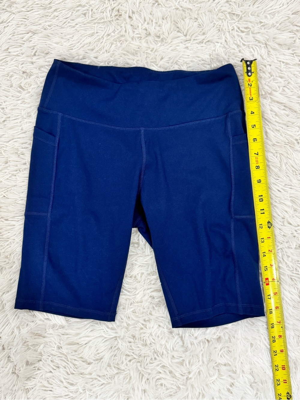 Women’s Set of 3 Bike Shorts - Burgundy, Navy, Gray - Picture 3 of 6